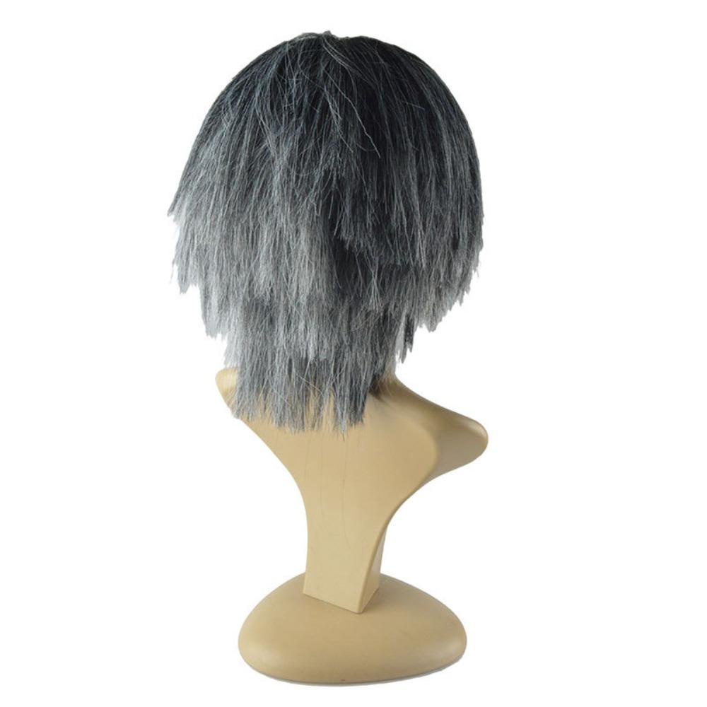 Bộ Tóc Giả Râu Giả Màu Xám Vui Nhộn Thời Trang Hóa Trang Tiệc halloween Cho Nam