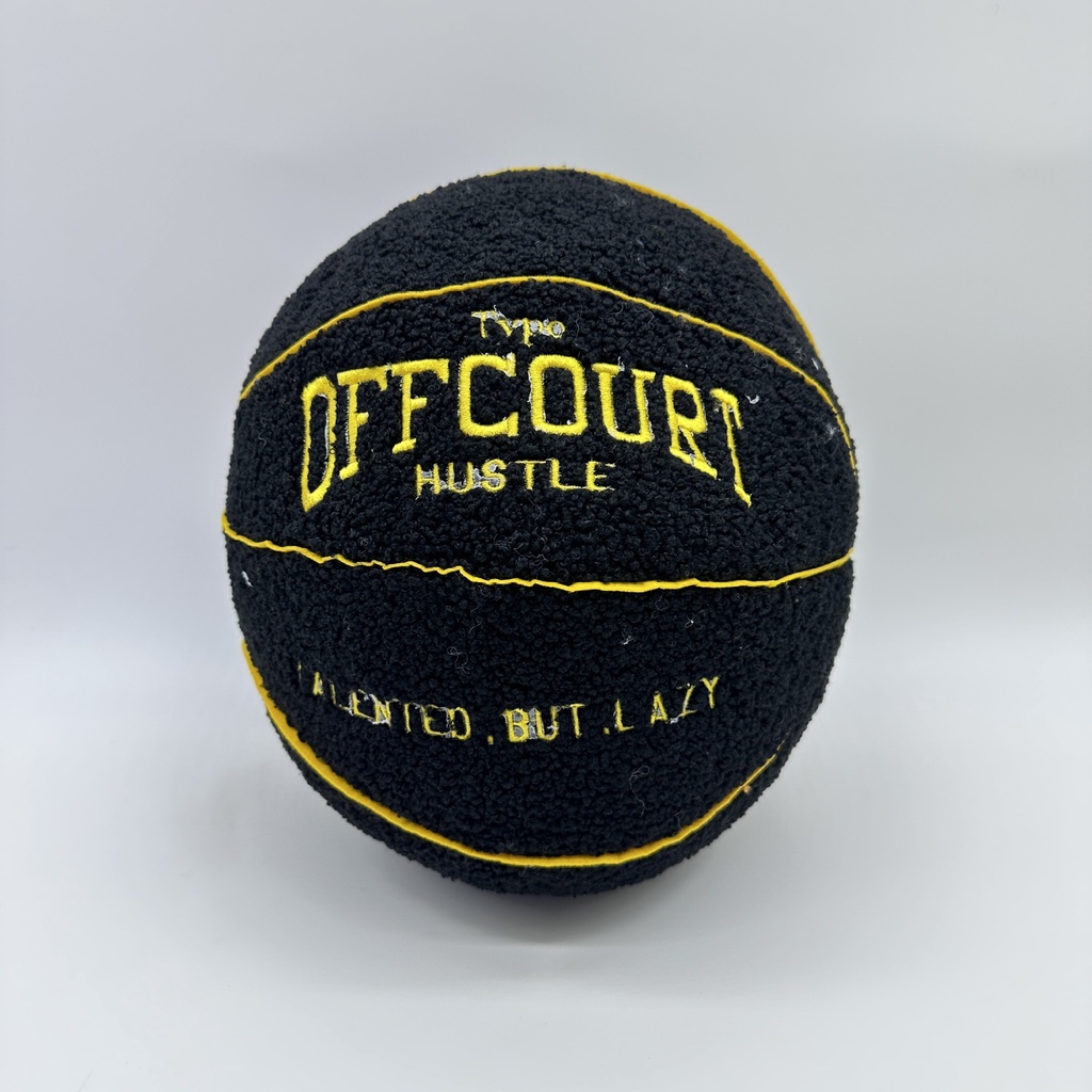 Offcourt Gối Nhồi Bông Hình Quả Bóng Rổ Hoạt Hình Dành Cho Trẻ Em