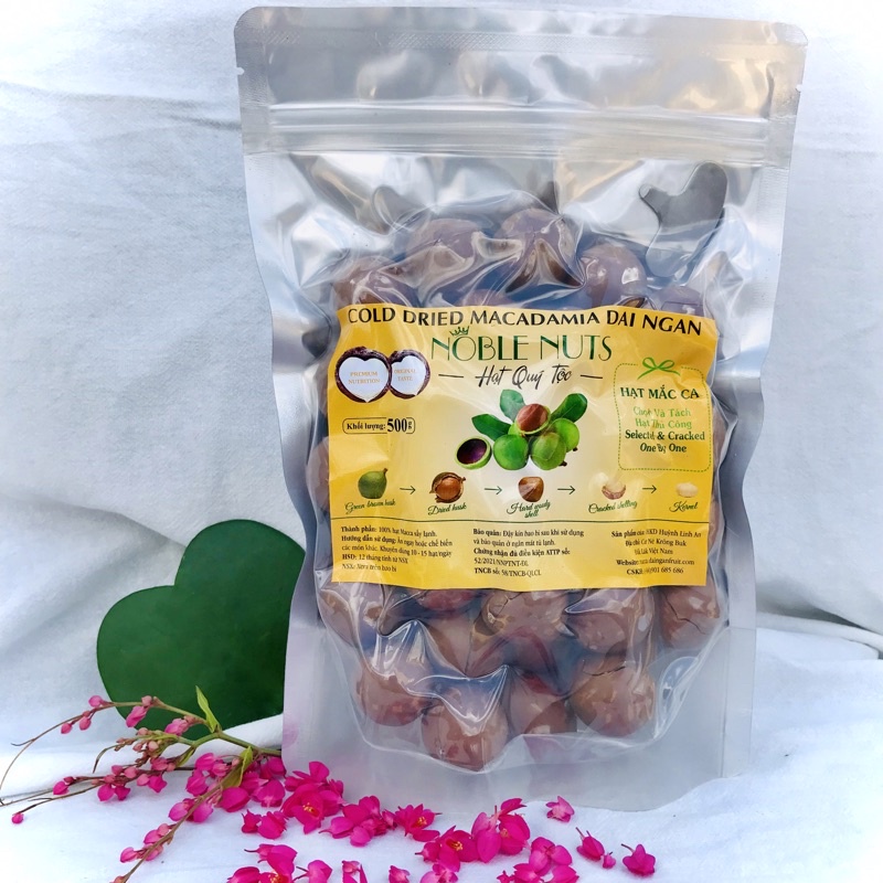 500g Hạt MACCA  SẤY LẠNH Size Lớn 23-27mm Có VSATTP