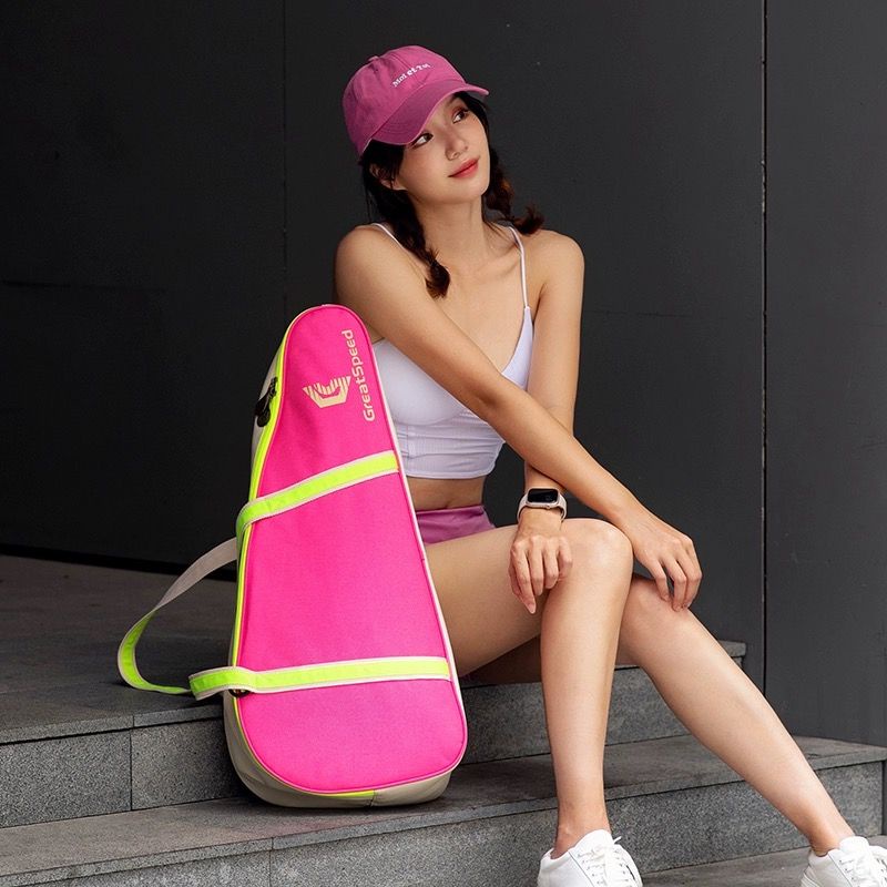 Bộ 3 Túi Đựng Vợt Cầu Lông / tennis Đeo Vai Tiện Dụng Cho Nam Nữ