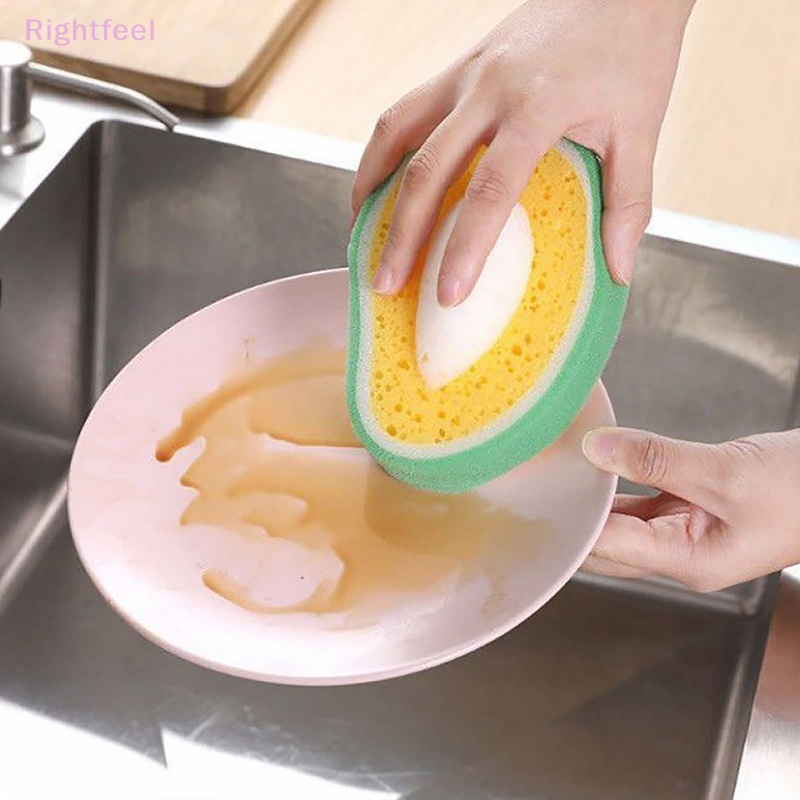 Mút Rửa Chén Dày Dặn Hình Trái Cây Sáng Tạo Tiện Dụng Cho Nhà Bếp Mới