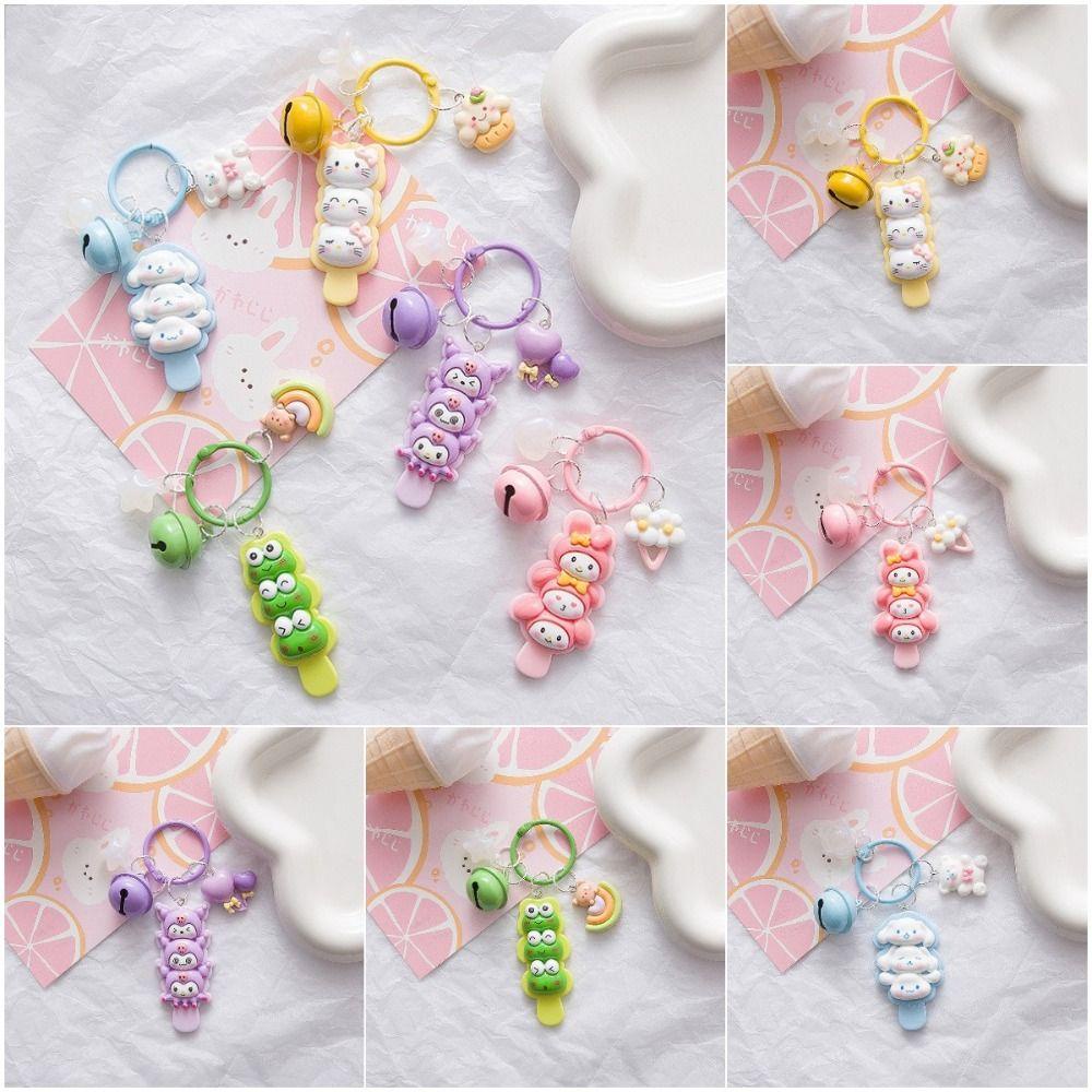 Shanhai my melody Móc Khóa Hoạt Hình diy Cho Điện Thoại / Móc Khóa Hình Kem kuromi melody cinnamoroll