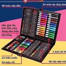Hộp Bút Màu Thủ Công 150 Chi Tiết Cho Bé Yêu
