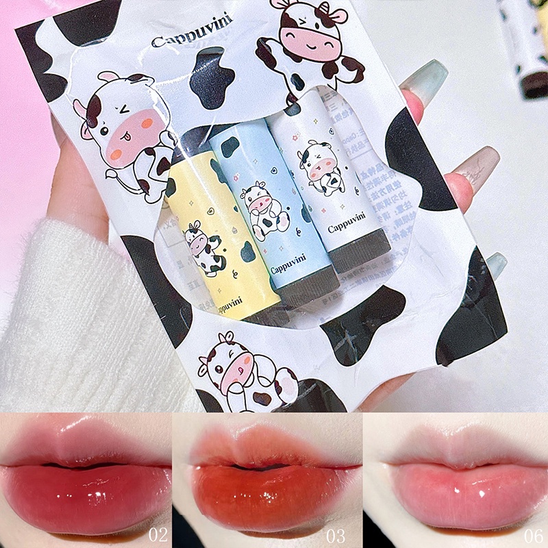 Son Dưỡng Môi Dạng Thạch cappuvini Dưỡng Ẩm Làm Trắng Và Chăm Sóc Môi