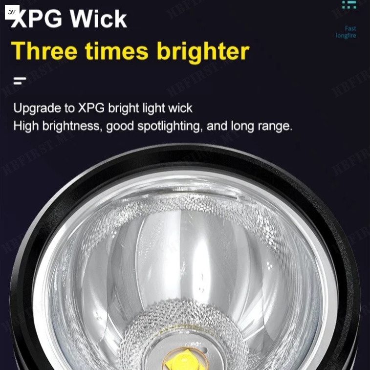 Youngyao   Đèn Pin Đội Đầu led Sạc Pin Công Suất Cao Chống Thấm Nước Cho Thể Thao Ngoài Trời