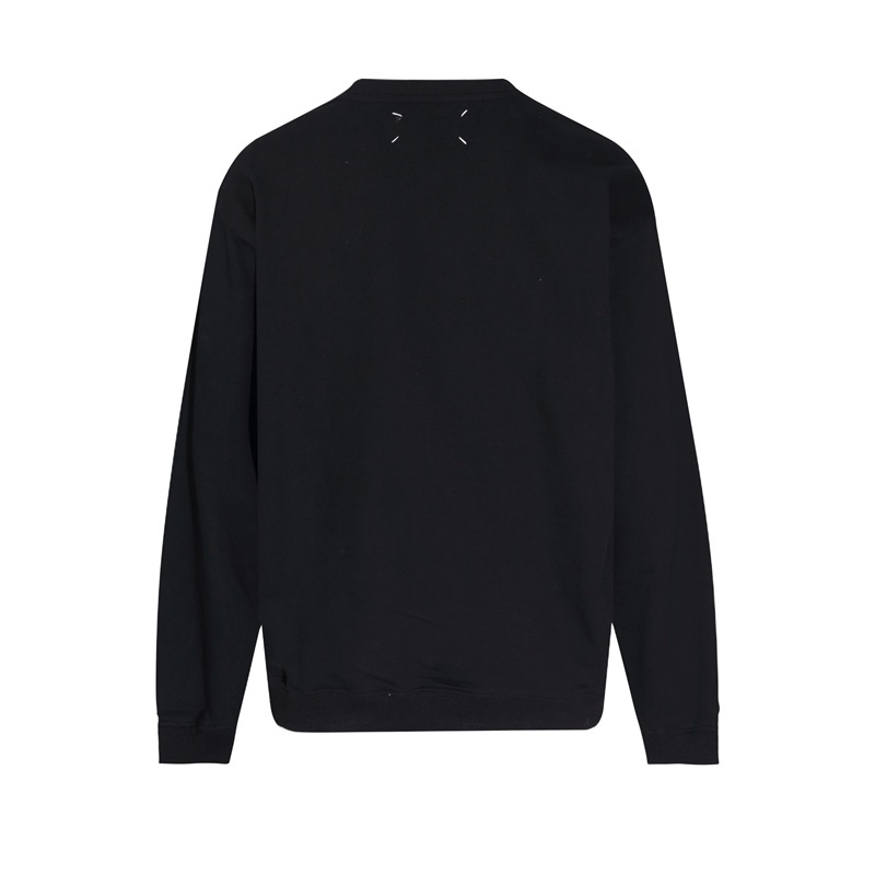 Mô HìNh Nhân VậT maison margiela-Màu Cam! Áo sweater Cổ Tròn Thêu Hình Đạn Thời Trang Và Đa Năng Có Thể Mặc Trên Đường Phố Cho Nam Và Nữ!