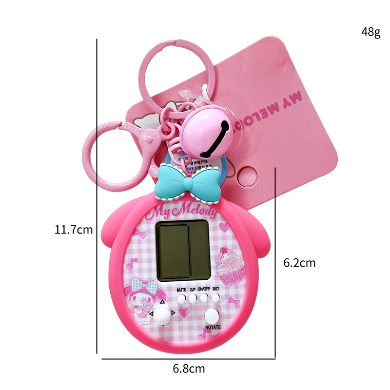 Sanrio Móc Khóa Hình Máy Chơi game tetris