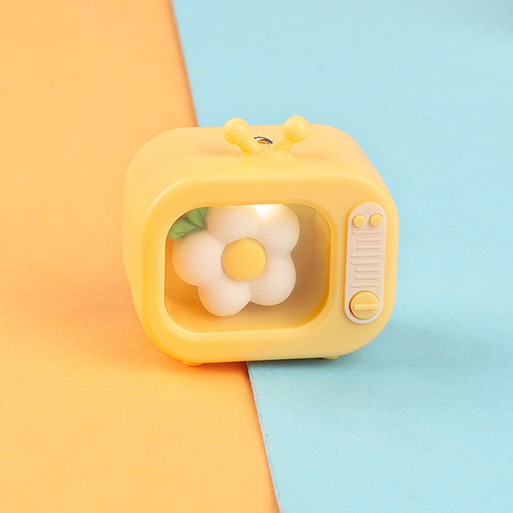 Móc Khóa Hình tv Hoạt Hình Có Đèn led Phát Sáng Dễ Thương