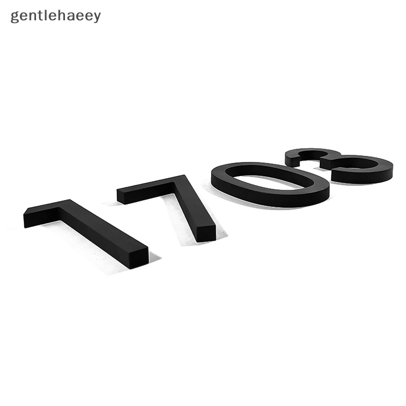 Biển Hiệu Gắn Cửa Ra Vào Hình Chữ Cái Và Số Lớn Phong Cách Hiện Đại #0Con Số Đen 5 Inch 125mm 125mm 125mm Trang Trí Nhà Cửa