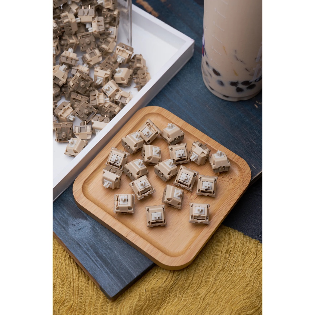 Bộ Sản Phẩm Bộ 10 / 30 Cái  Công Tắc Cho Bàn Phím Cơ 5 Pin 53g