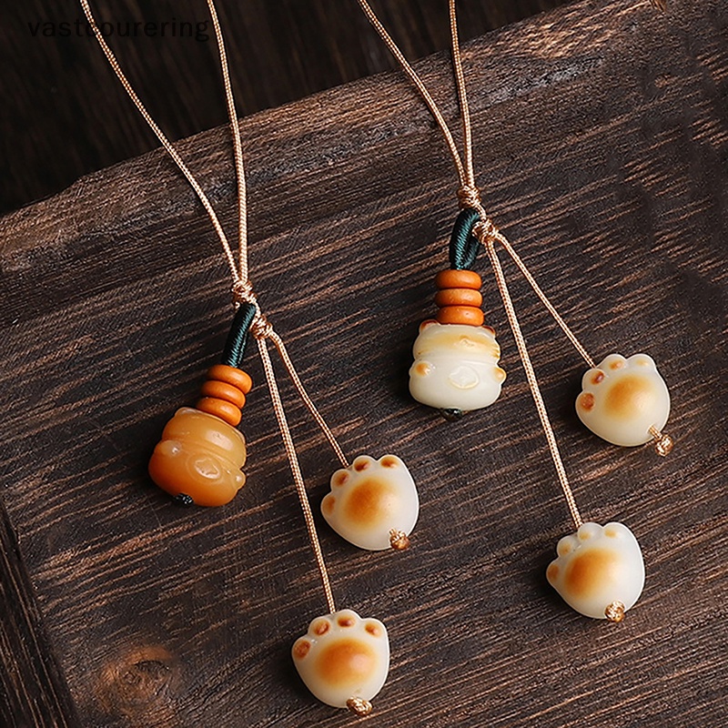 Vast Dây Đeo Điện Thoại Chống Thất Lạc Hình Chân Mèo Dễ Thương