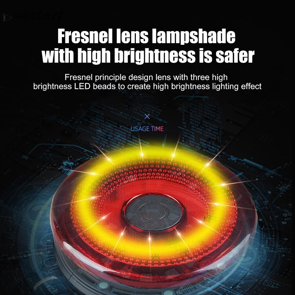 Đèn led Cảnh Báo An Toàn Phía Sau Xe Đạp mtb 2 cr2032