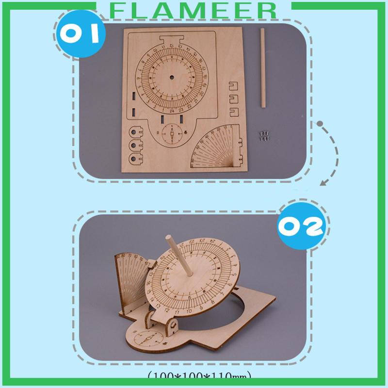 Aquatorial Bộ Lắp Ráp Mô Hình Đồng Hồ Thủ Công Bằng Gỗ