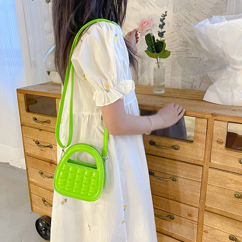 Túi Đeo Chéo mini Màu Sắc Ngọt Ngào Phong Cách Hàn Quốc Cho Bé Gái