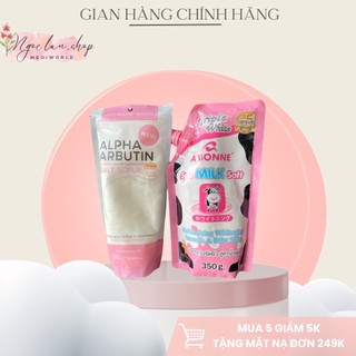(Chuẩn Thái) Muối Tắm Sữa Bò Tẩy Tế Bào Chết A Bonne Spa Milk Salt Thái Lan 350gr