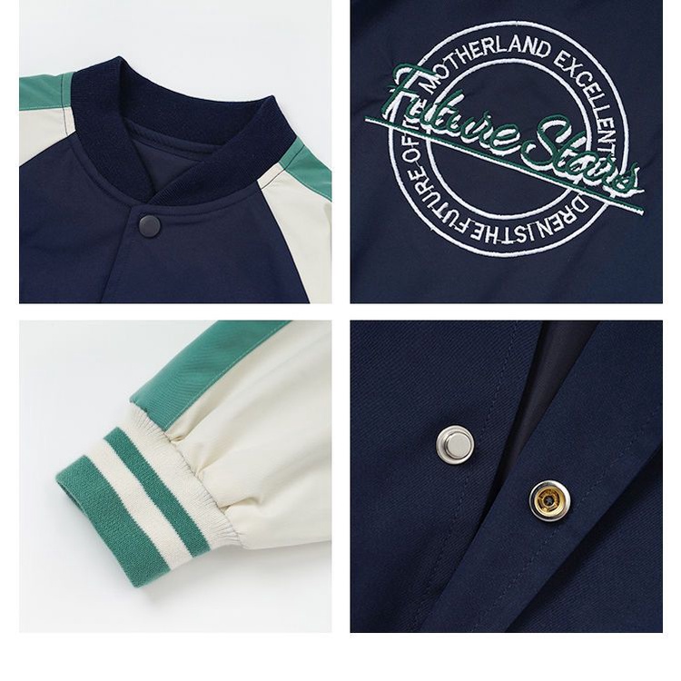 Áo Khoác Bóng Chày Phong Cách Hàn Nhật Mới 2023 Cho Bé Trai