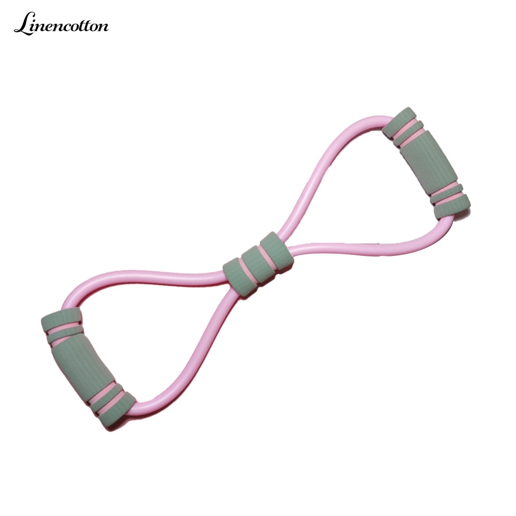 Dây Đai Kháng Lực Hình Số 8 Bằng Cotton Lanh Hỗ Trợ Luyện Tập Lưng yoga / gym / Thể Hình
