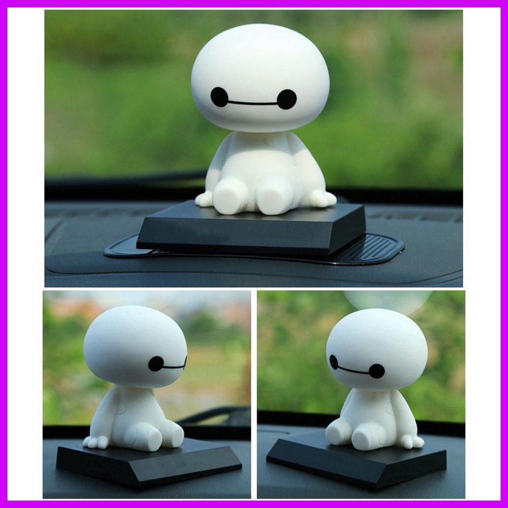 Hoạt Hình Đồ trang trí robot baymax Lắc Đầu Bằng pvc Trang Trí Nội Thất Xe Hơi