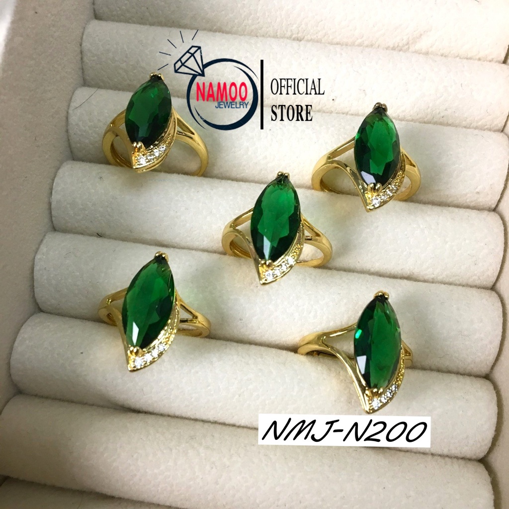 Nhẫn Nữ Hình Hạt Thoi Nhẫn Tự Điều Chính Kích Cỡ N200