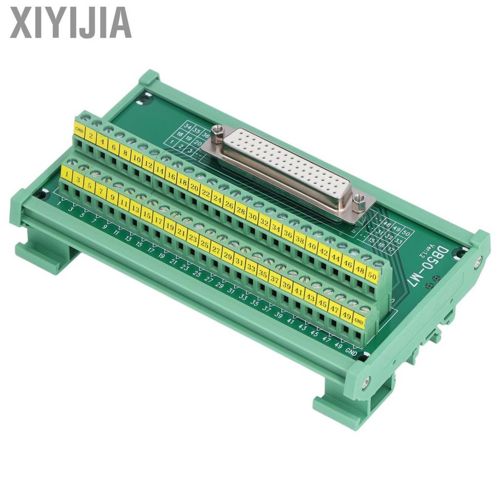 Xiyijia DC60V 0.2Nm DB50 To Terminal Connector Adapter  PCB Board Straight Female
