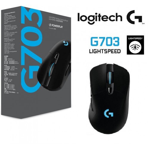 Chuột Gaming Không Dây Logitech G703 Hero LightSpeed Wireless Gaming RGB LED