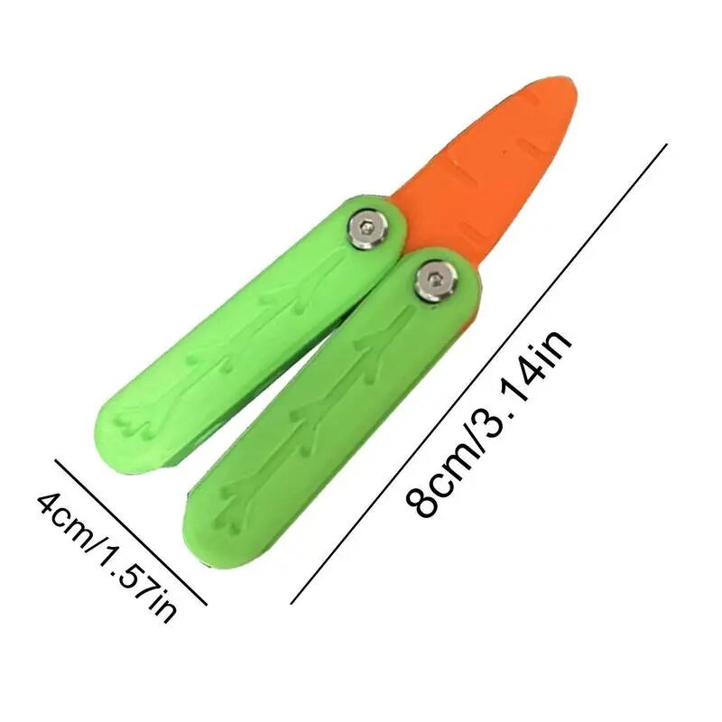 Đồ Chơi Thẻ Nhấn Tạo Hình Cà Rốt 3d Phát Sáng Cho Trẻ Em
