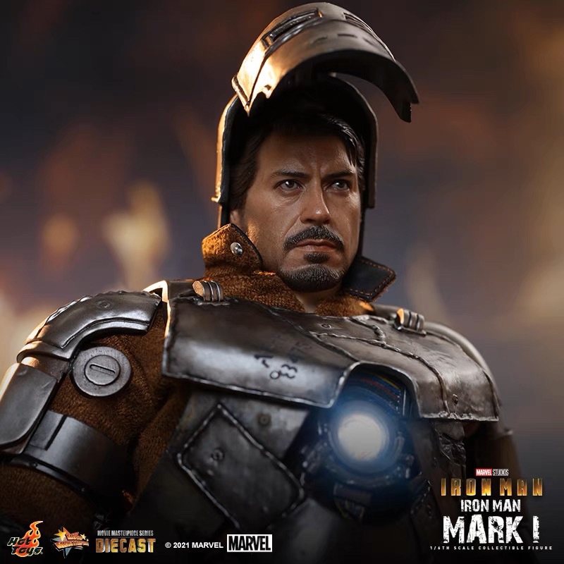 Hàng đẹp Mô hình Hottoys 1/6 MMS-605 D40: Iron-man Mark 1 cực chất