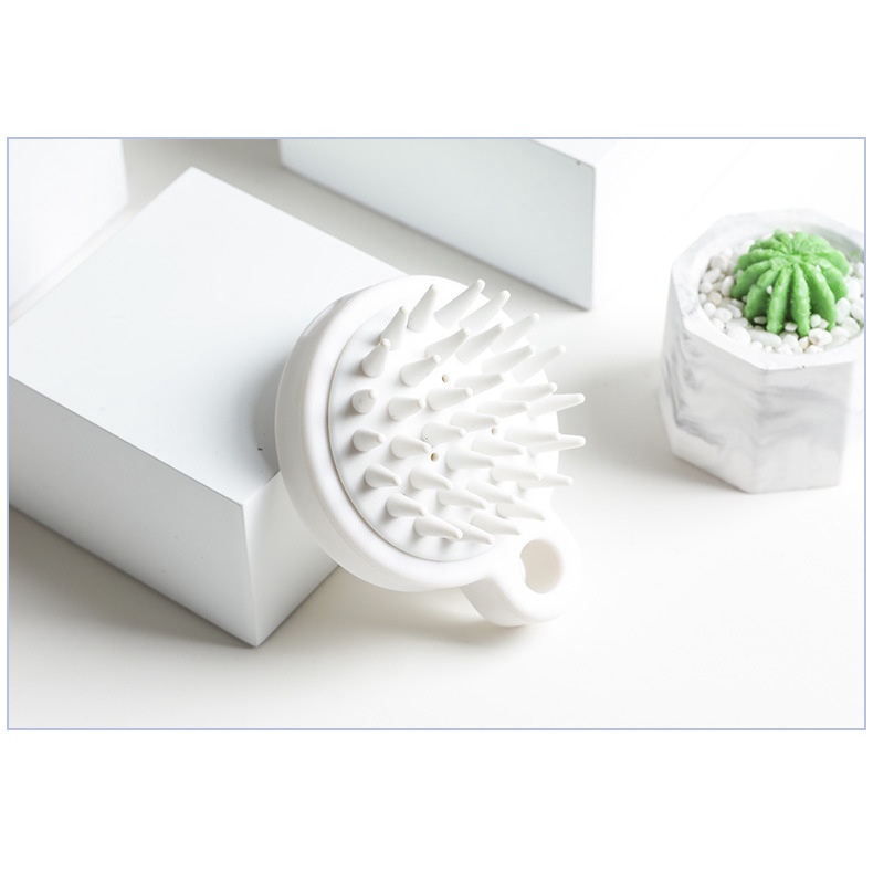 Lược gội đầu bằng silicon mát xa massage da dầu kích thích mọc tóc, giảm rụng