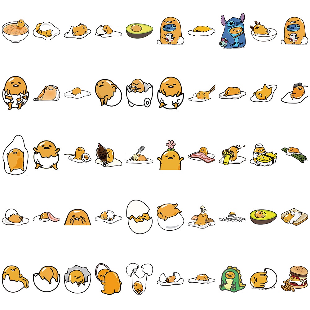 Bộ 100 Miếng Dán Chống Thấm Nước Họa Tiết Hoạt Hình Dễ Thương Dùng Trang Trí Nón Bảo Hiểm / Xe Đạp