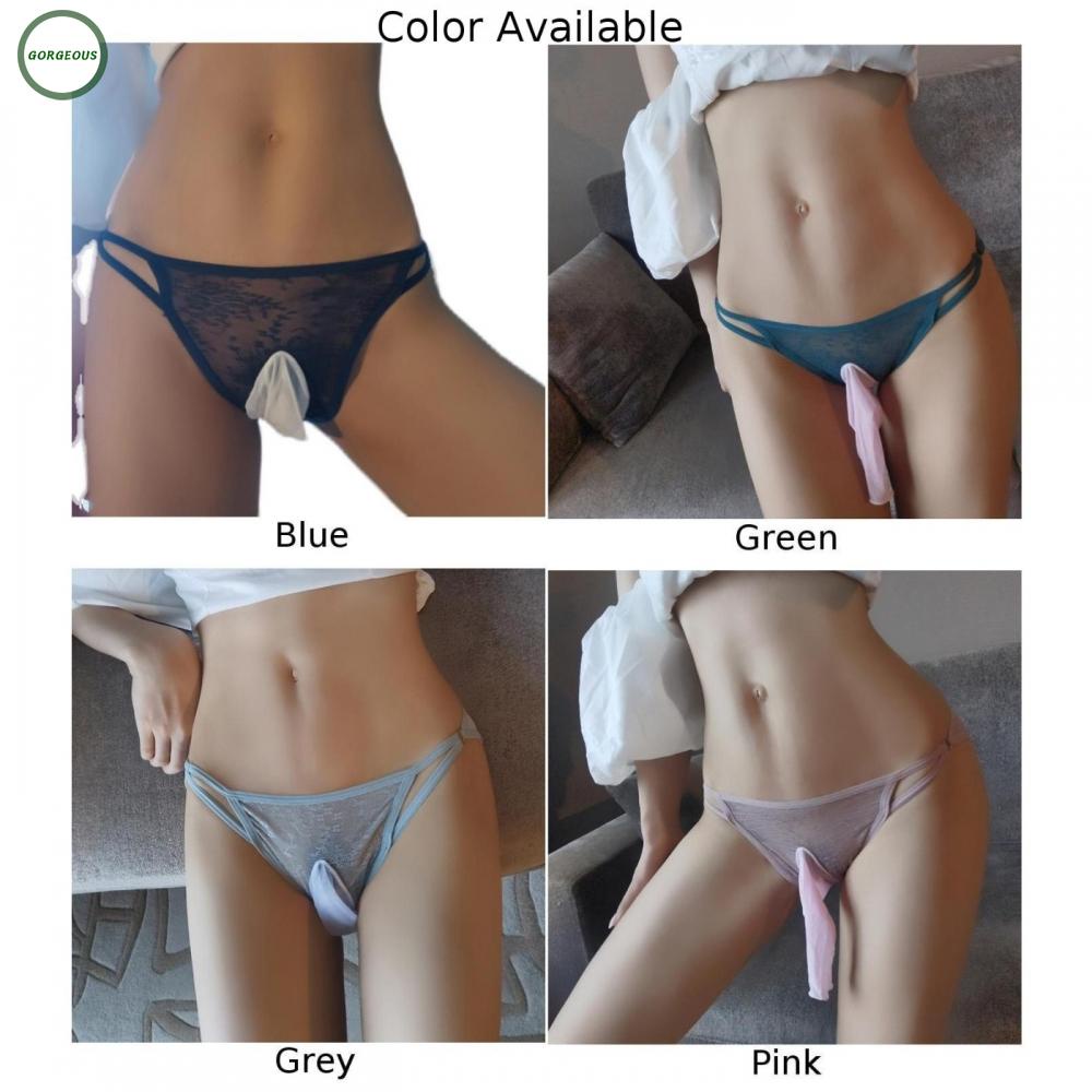 Mới Quần Lót Chữ u 95% cotton Phối Ren Quyến Rũ Dành Cho Nam