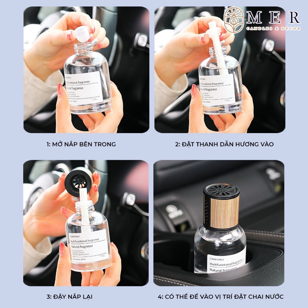 Nước Hoa Ô Tô Tinh Dầu Thơm Xe Hơi Khuếch Tán Nước Hoa Khử Mùi Ô Tô Chống Say Xe, Que Tán Hương Thơm Phòng | BigBuy360 - bigbuy360.vn