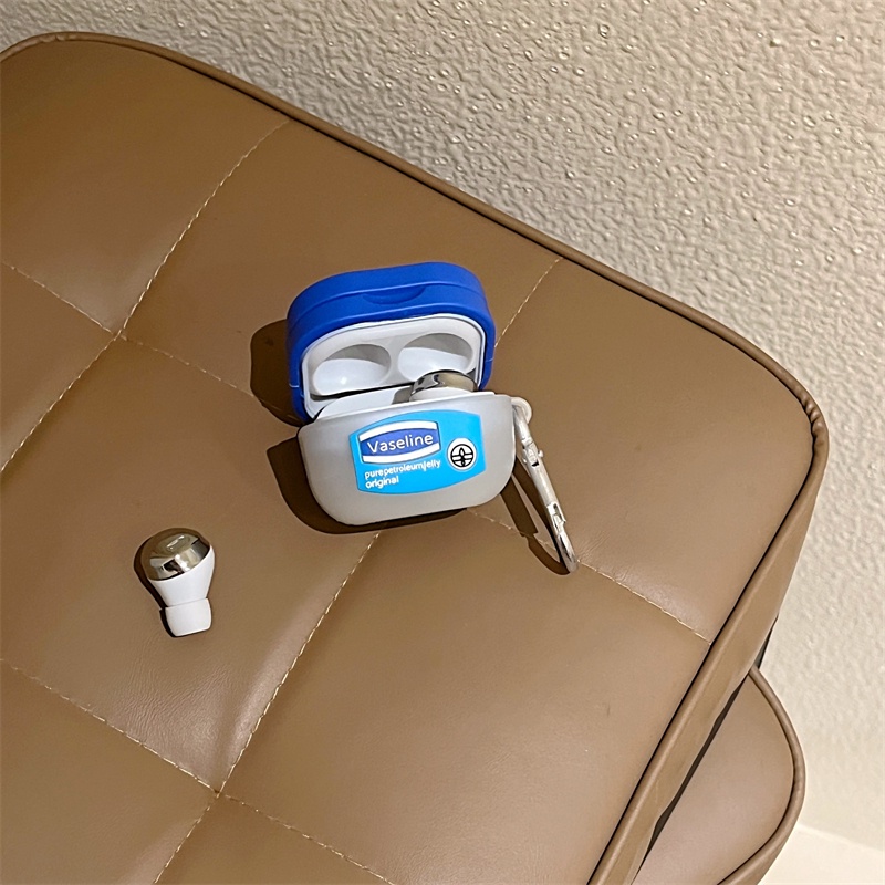 VASELINE Vỏ Bảo Vệ Hộp Sạc Tai Nghe bluetooth Không Dây samsung galaxy buds-2-Li Ô Liu-pro Bằng Silicon Mềm Họa Tiết Bình Nước 3d Dễ Thương