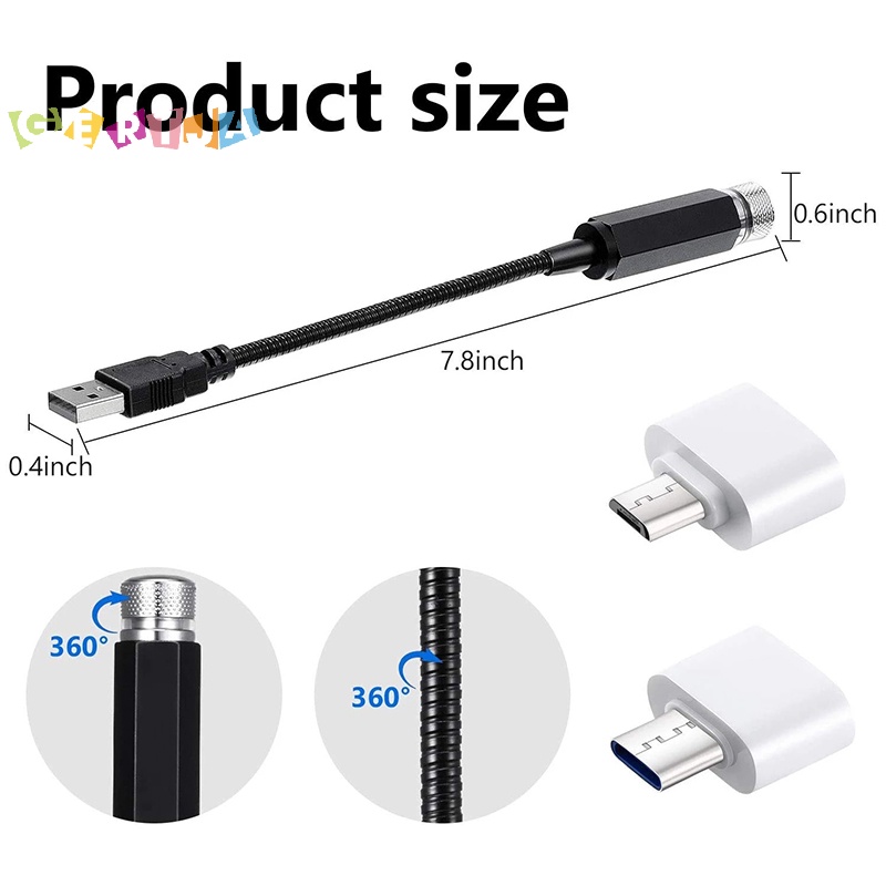 Đèn led Chiếu Bầu Trời Đầy Sao 5v usb