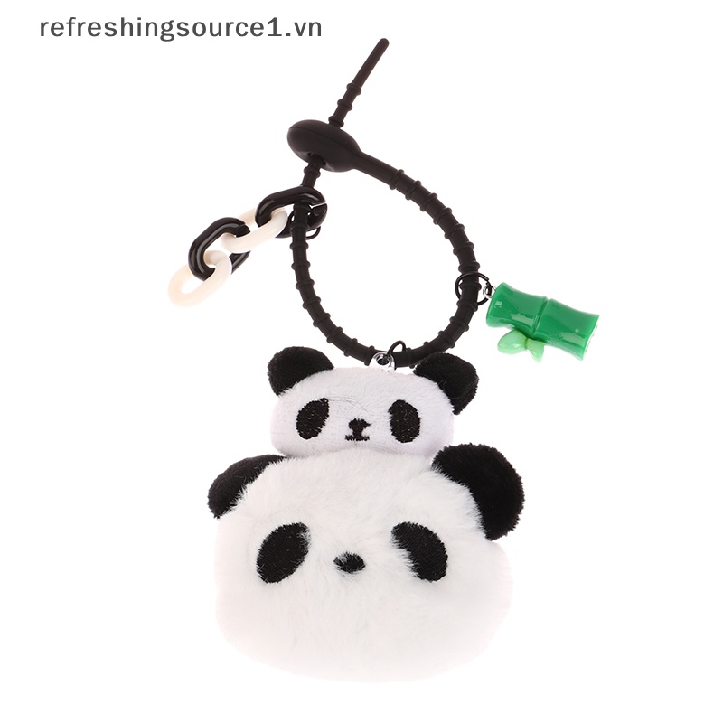 Móc Khóa Gấu Trúc Nhồi Bông Dễ Thương 1.vn}