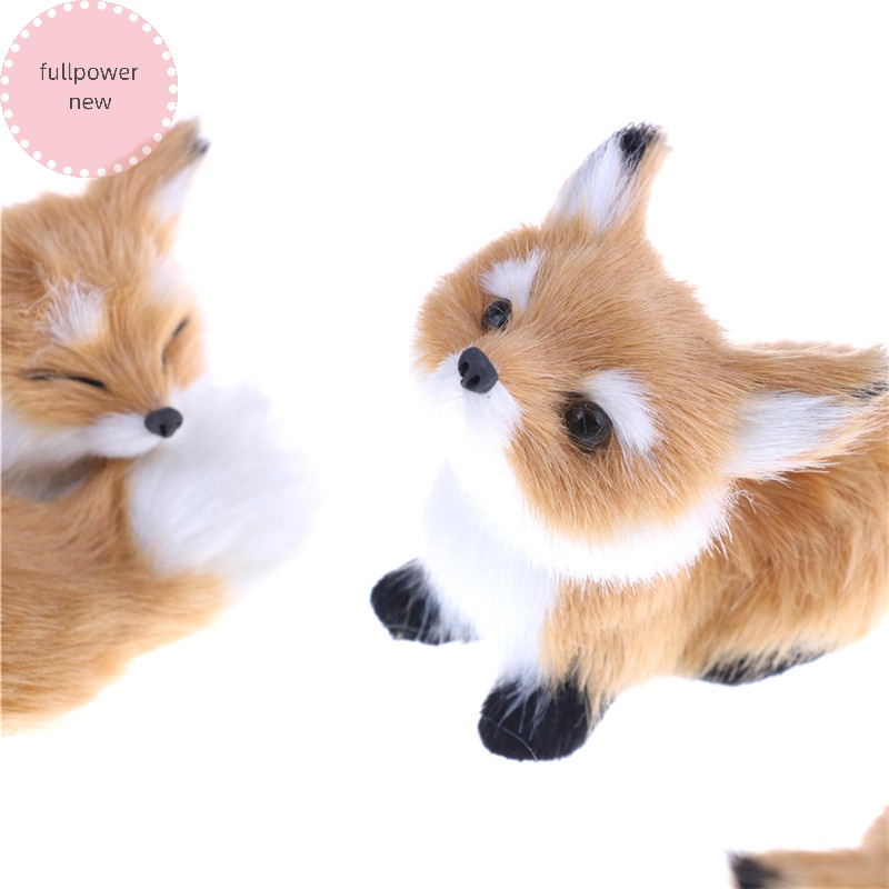 Fullpowernew Mô Hình Cáo Giả Bằng poly Đồ Chơi Trang Trí Nội Thất