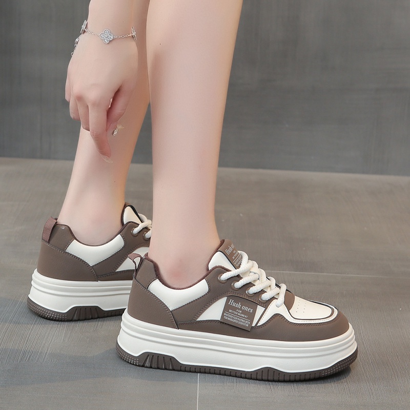 Ielgy Giày Thể Thao Tăng Chiều Cao Màu Đen Cho Nữ