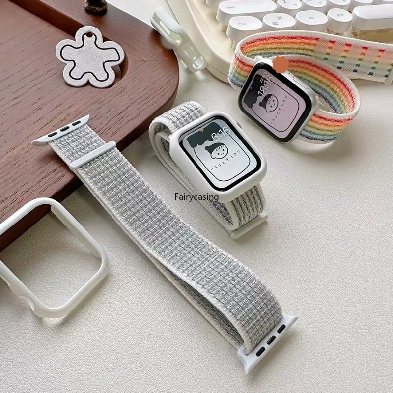Dây Đeo nylon Cho Đồng Hồ Thông Minh apple watch ultra 2 se 6 5 4 3 49mm 45mm 41mm 44mm 9 8 7 38mm 42mm 40mm