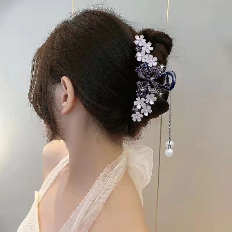 Kẹp Tóc Tua Rua Hình Cá Mập / Bông Hoa / Cá Mập Khoét Rỗng Cao Cấp 20