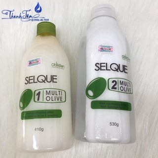 Thuốc uốn tóc Olive Selque Obsidian cao cấp 410g/530g