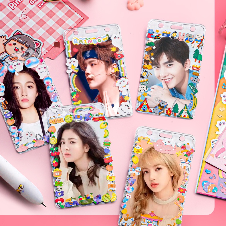 Sticker Dán Trang Trí Họa Tiết Hoạt Hình Dễ Thương Bắt Mắt