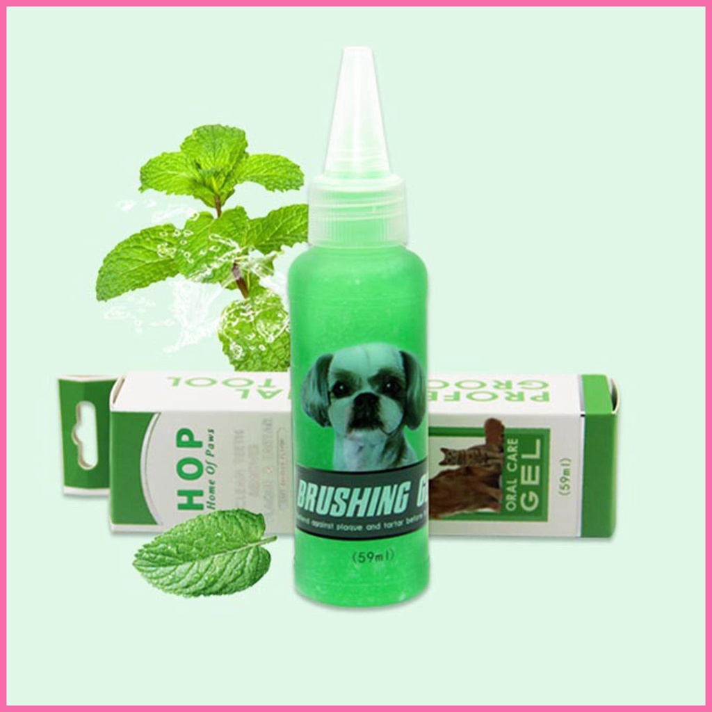 Tuýp Kem Đánh Răng 59ml Tự Nhiên Làm Mát Không Mùi Cho Chó