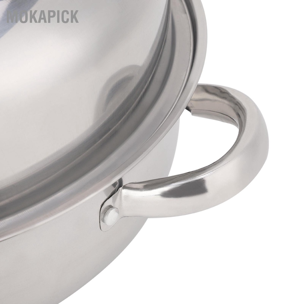Nồi Hấp Thức Ăn Bằng Thép Không Gỉ 28cm Mokapick