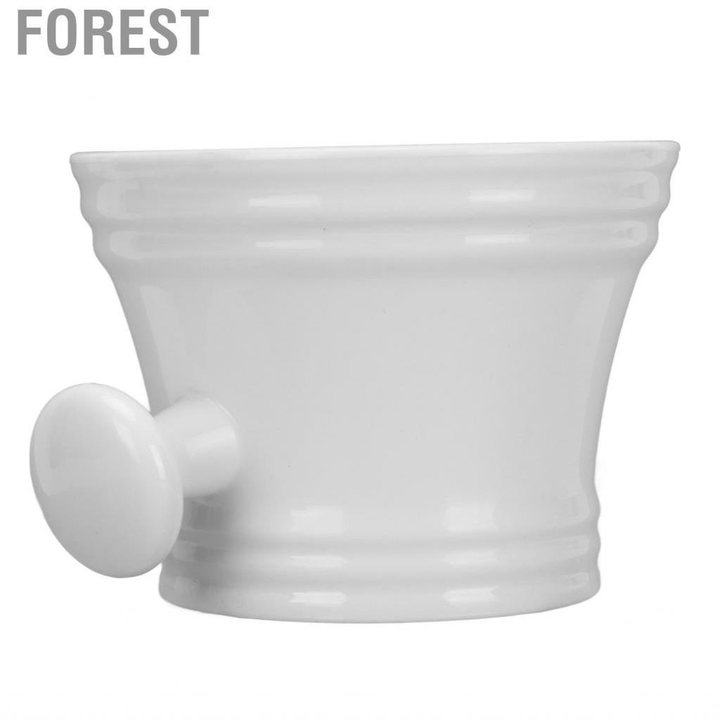Forest Shaving Bowl Mug Luxurious Large  With Handle For Men