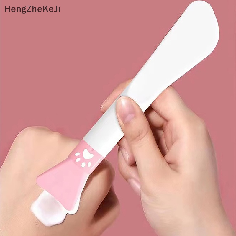Cọ Silicon Hai Đầu Dùng Để Quét Mặt Nạ Dưỡng Da Mặt Dễ Thương hengzhekeji