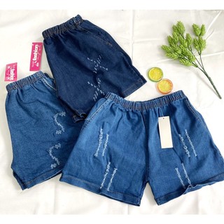 Combo Quần đùi jean nữ từ 38-75kg quần short jean tua lai bầu wash rách - 3 cái 150k