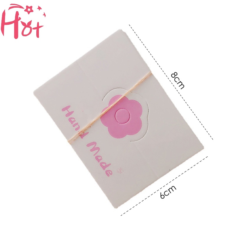 Jr Set 50 Tấm Hình Hoa Nhiều Màu Sắc Dùng Để Trưng Bày Trang Sức / Thẻ / Dây Chuyền / Vòng Tay vn