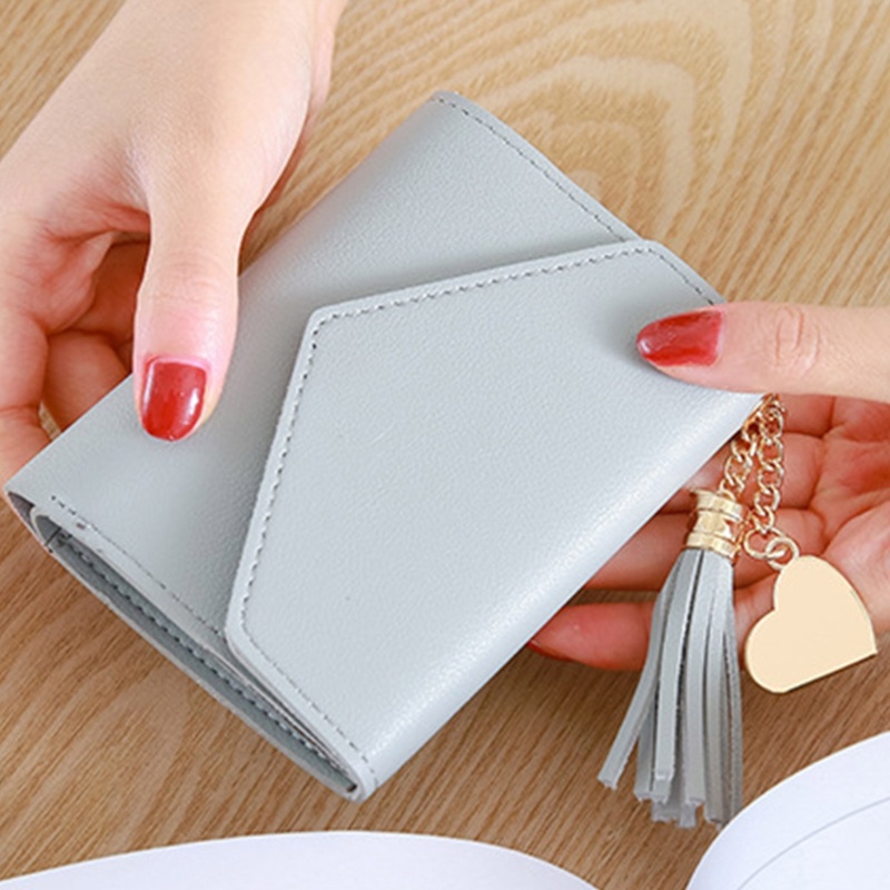 Ví Ngắn Đựng Thẻ Ngân Hàng / Danh Thiếp Có Tua Rua