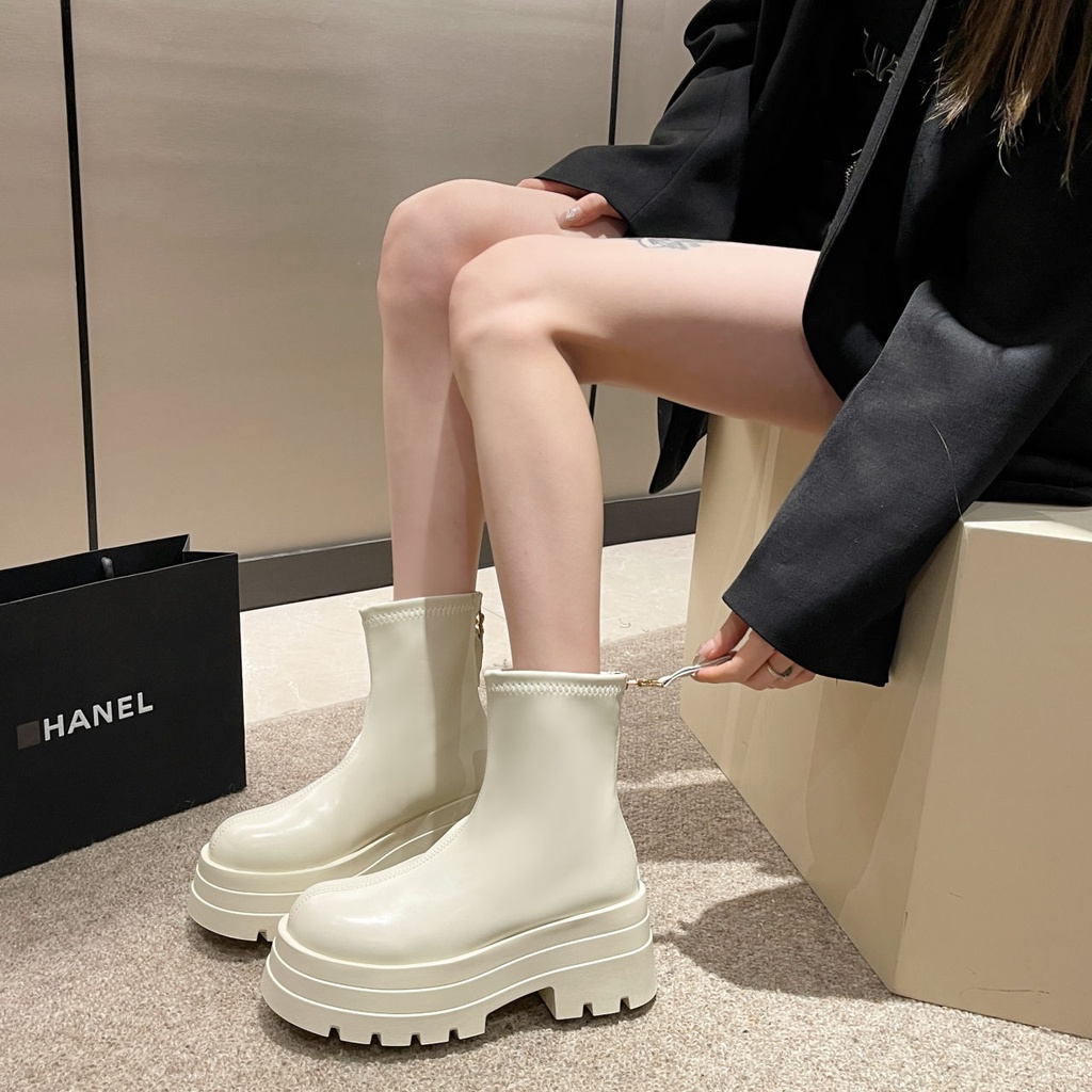 Oeteo Giày Boot Phong Cách Trẻ Trung Cá Tính Dành Cho Nữ