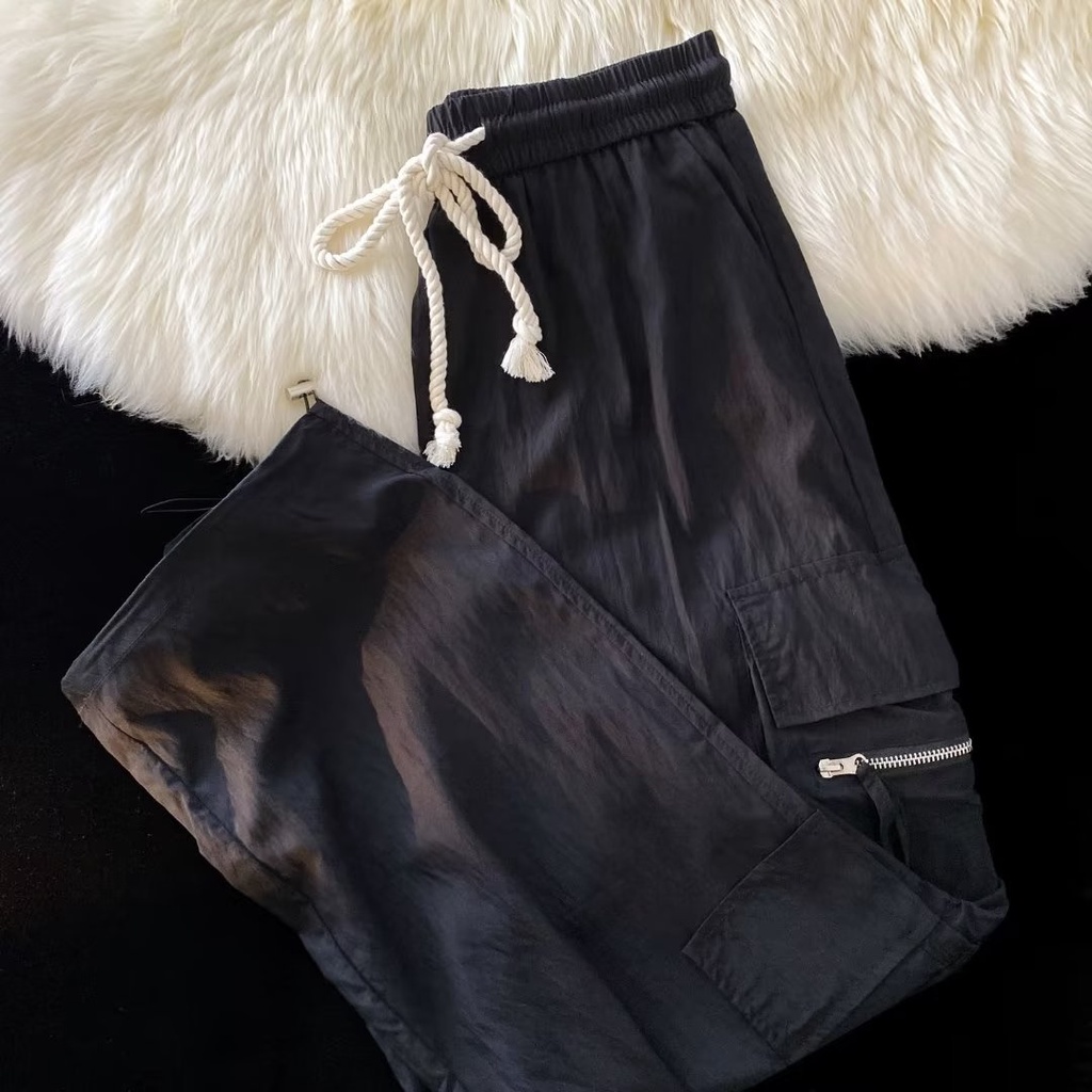 Quần Dài Nhiều Túi Phong Cách Hiphop Thời Trang Cho Nam Nữ