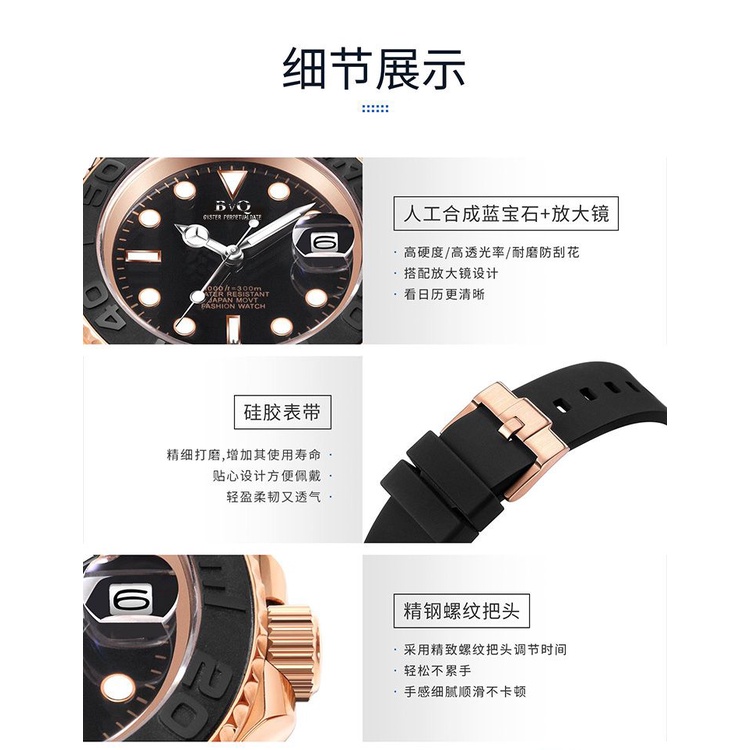 Đồng Hồ Thụy Sĩ Chống Nước Cao Cấp Thời Trang Cho Nam